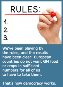 We say no to GMO